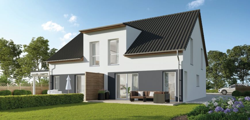 Oranienburg: NEUBAU! Moderne Doppelhaushälfte mit 4 Zimmern, in ruhiger Wohngegend