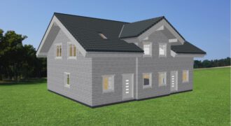 Wandlitz – Nahe Naturpark Barnim: Neubau, Doppelhaushälfte mit 4 Zimmern, Vollbad, G-WC und Terrasse